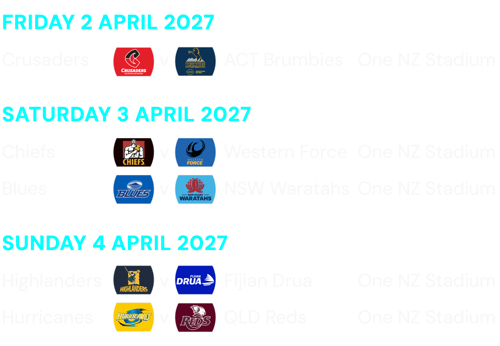 MATCH SCHEDULE